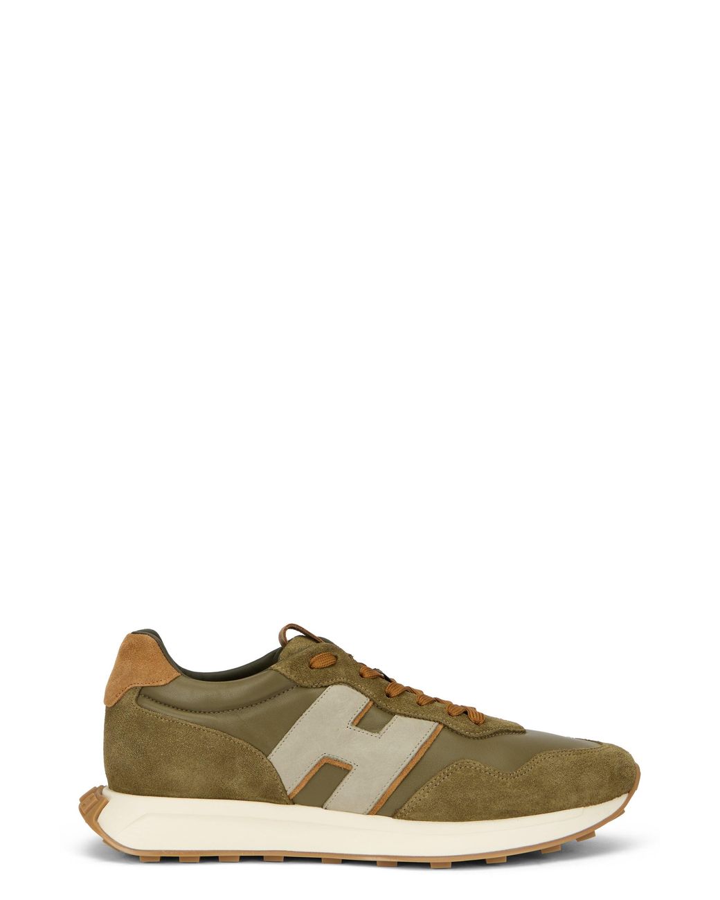Hogan Green Sneakers H601 Suede Leather Trainers for men