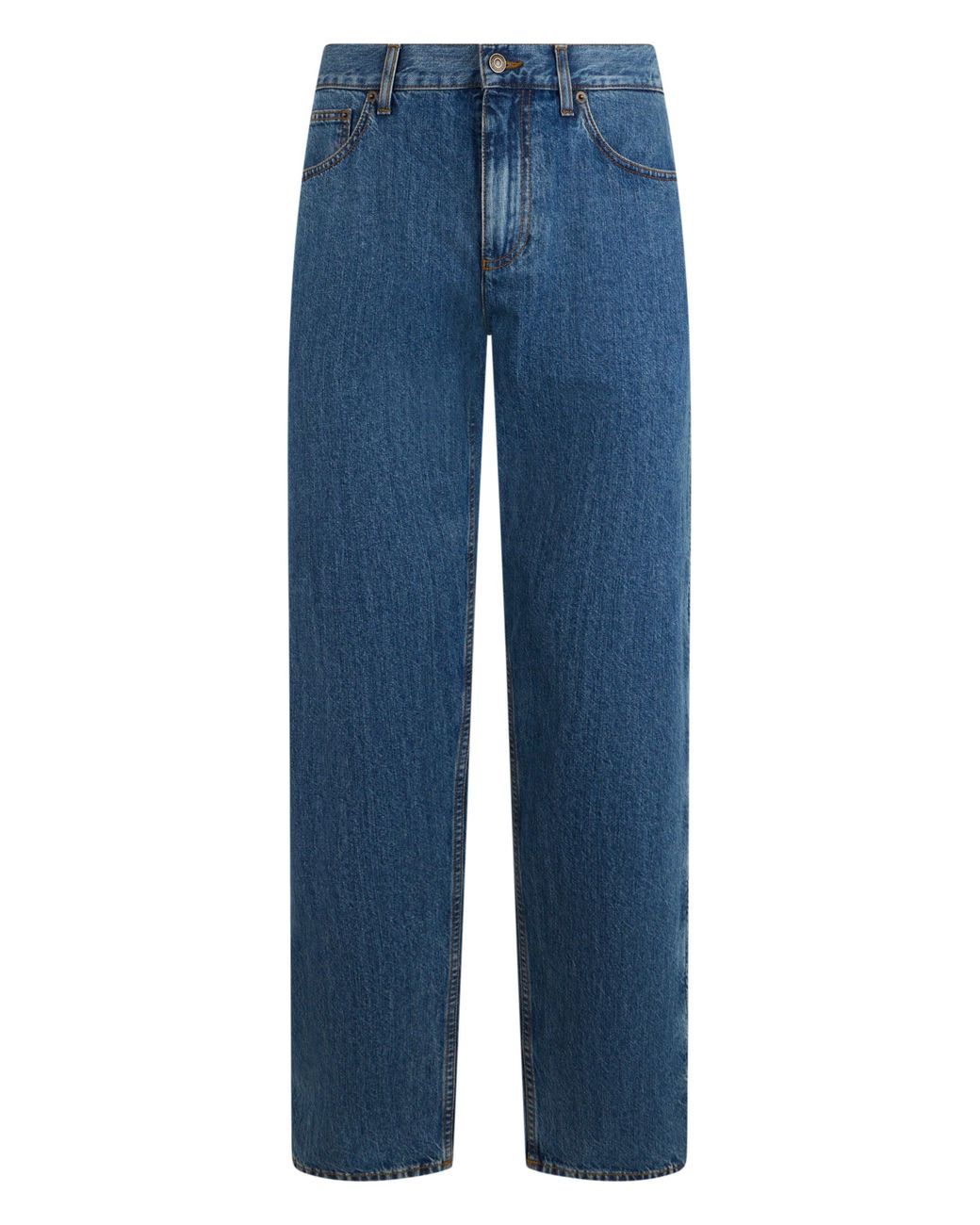 Burberry Blue Straight Cut Jeans for men