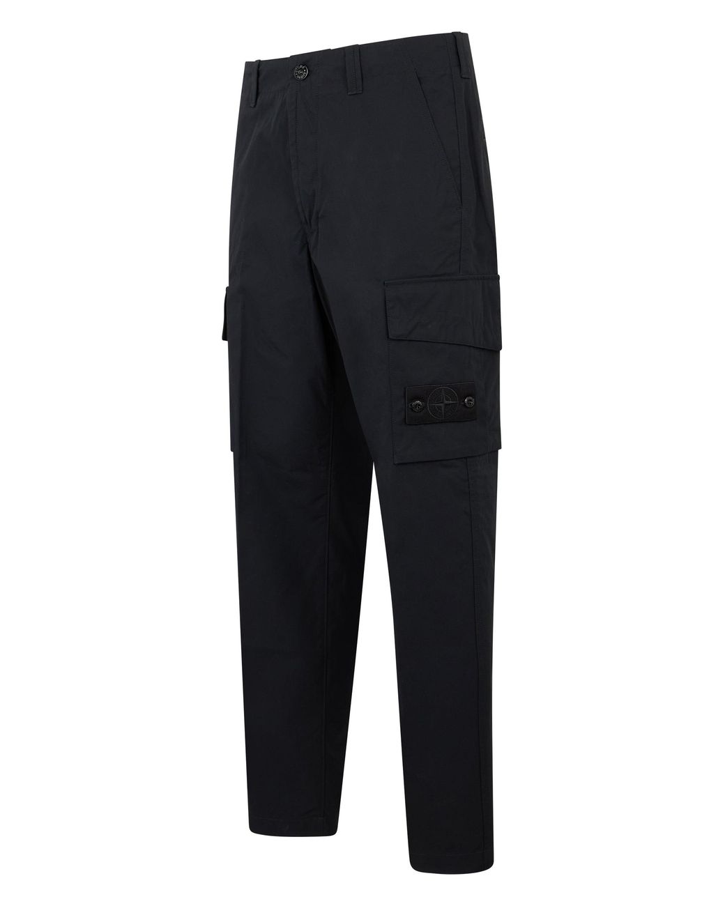 Stone Island Blue Pants With Practical Pockets for men