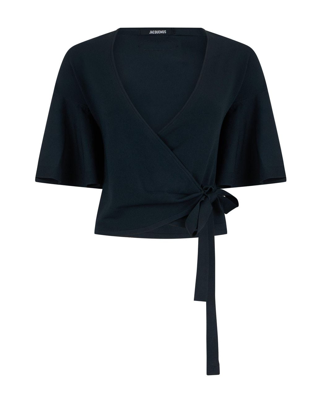 Jacquemus Black Top The Paysan With Ruffles
