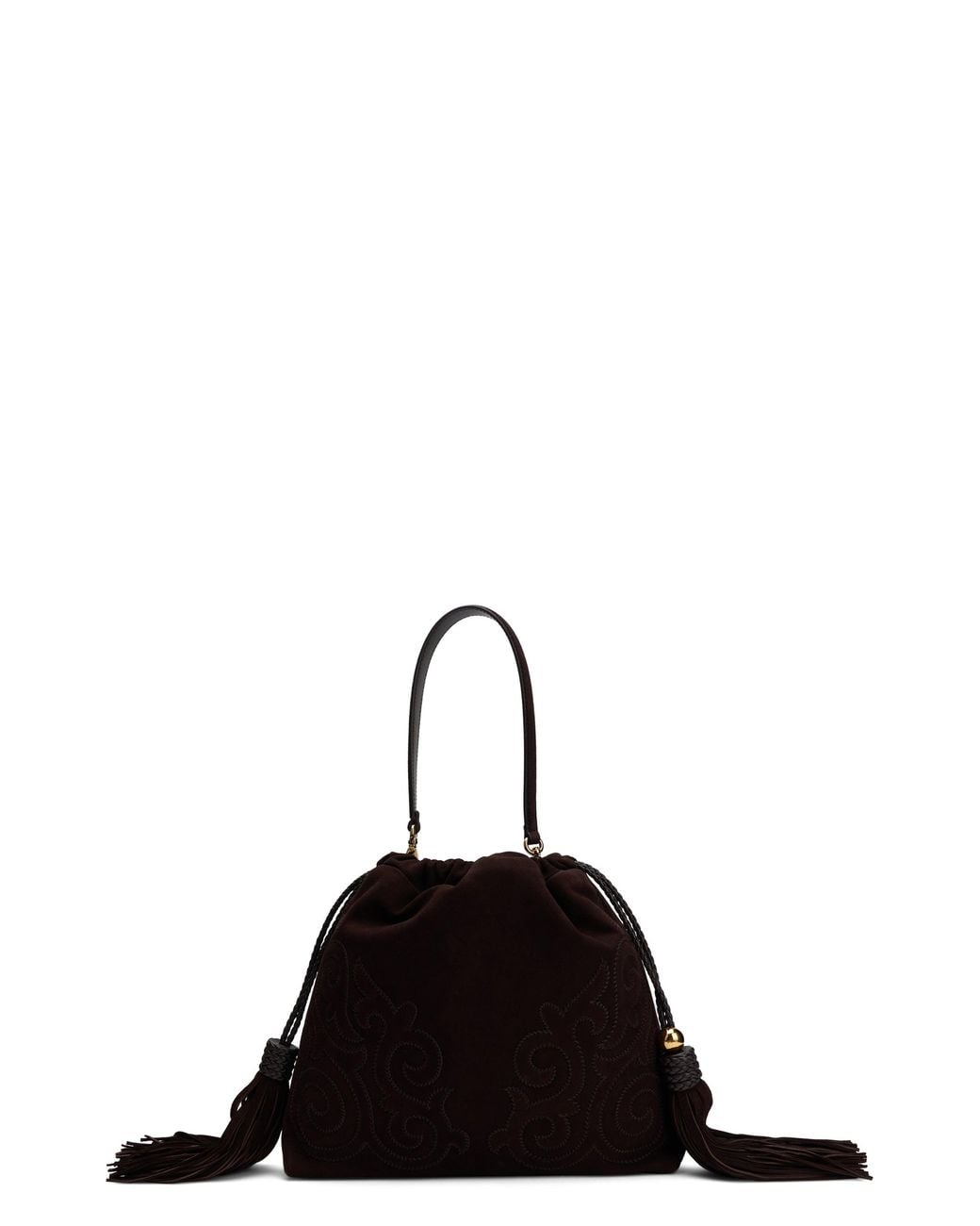Etro Black Bag With Tassels