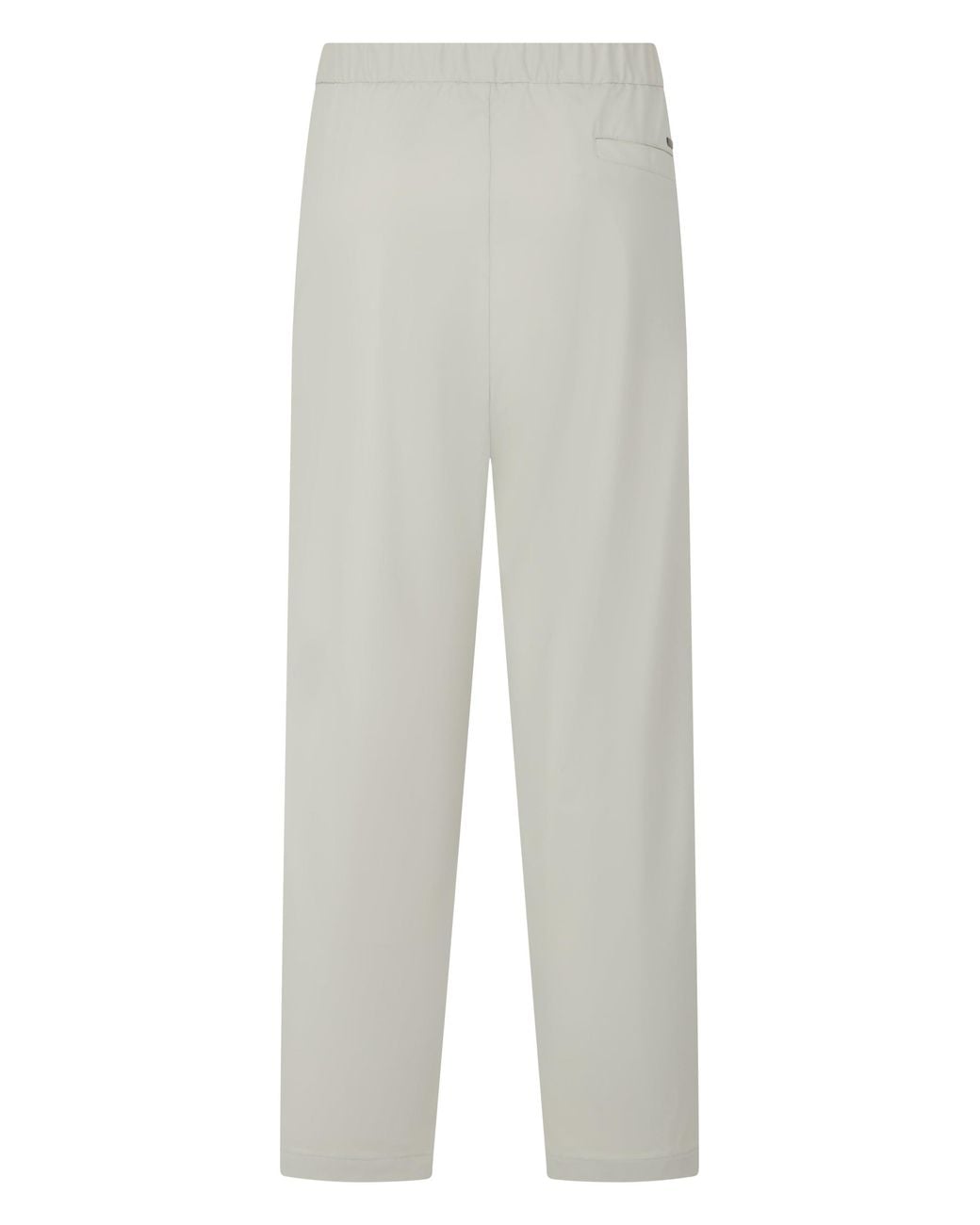 Herno White Tapered Pants With A Mid-Rise for men