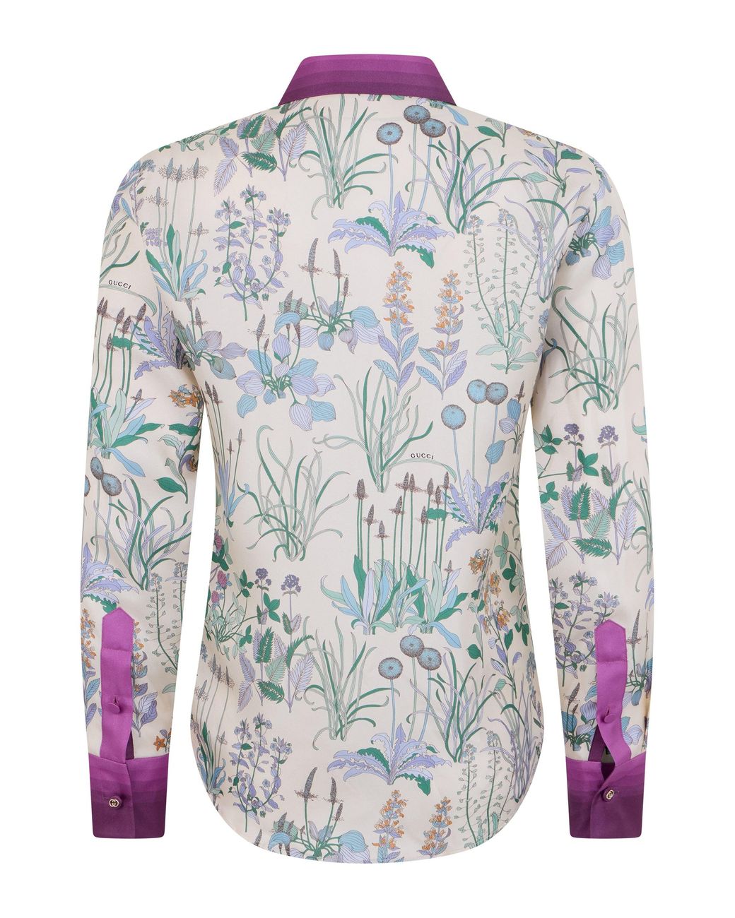 Gucci Pink Floral Silk Shirt