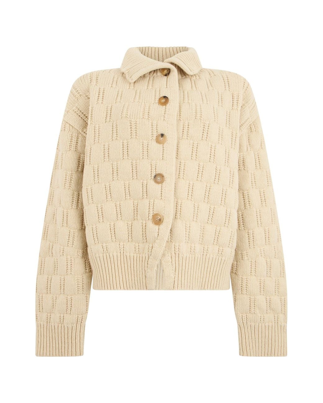 Dries Van Noten Natural Lace Cardigan