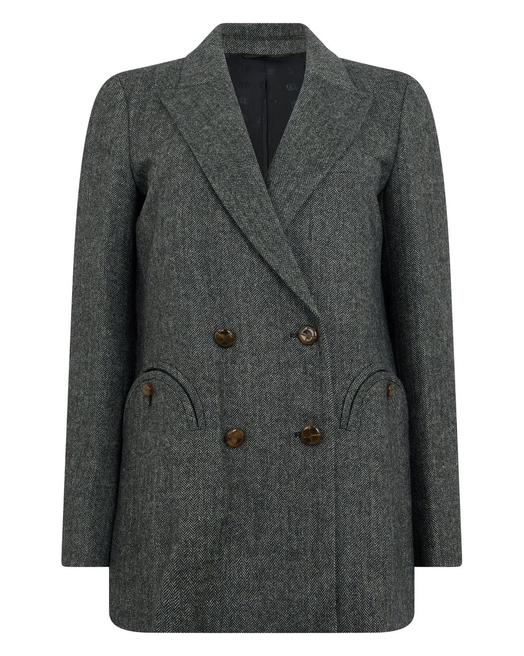 Blazé Milano Black Double-Breasted Blazer