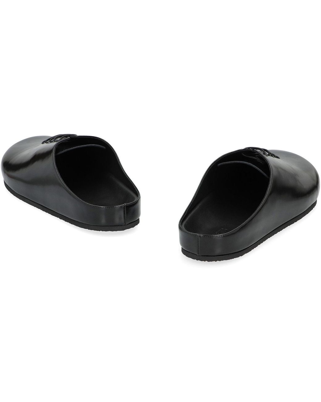 Jacquemus Black Mules Derby Shoes for men