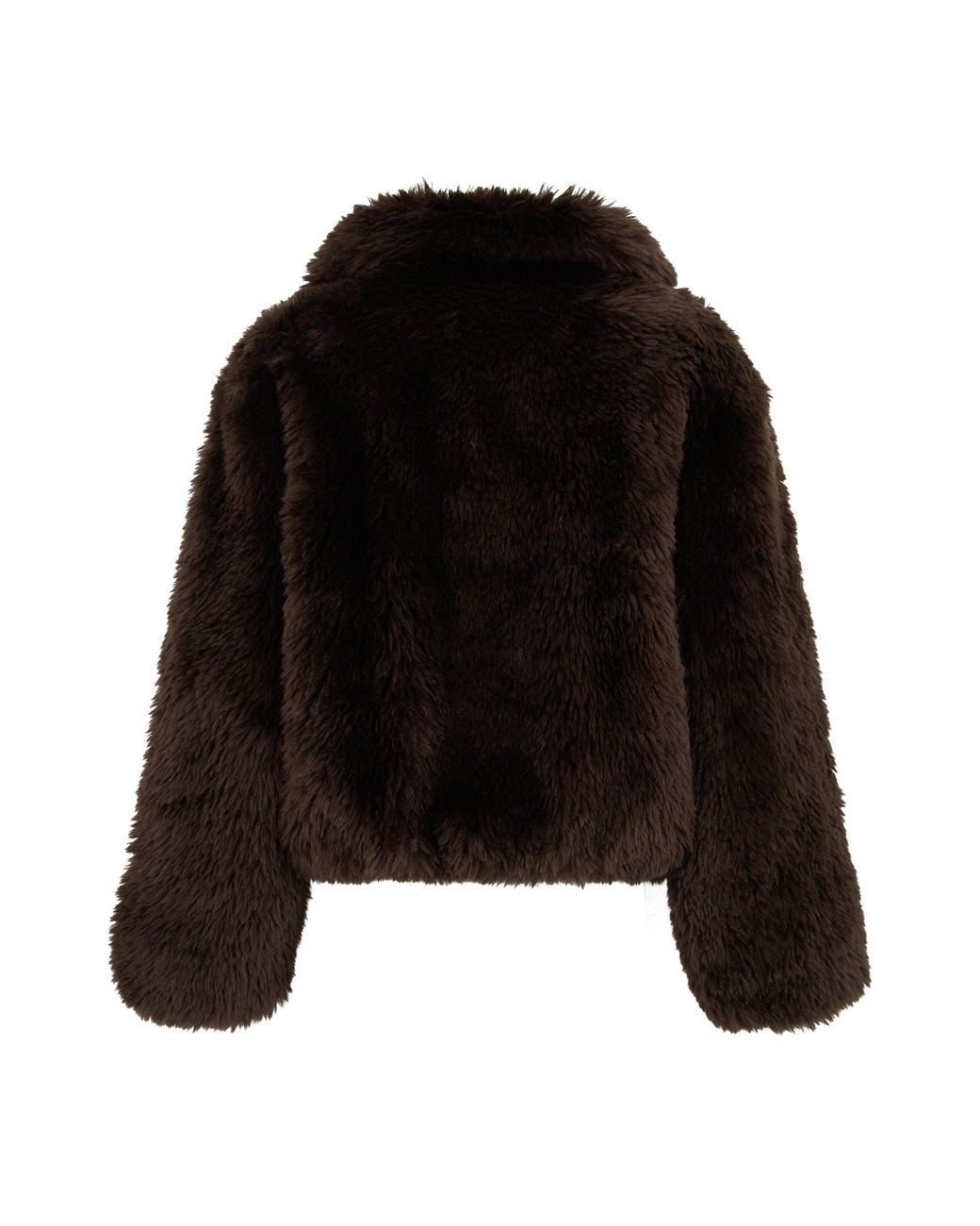 Stand Studio Black Synthetic Fur Aya