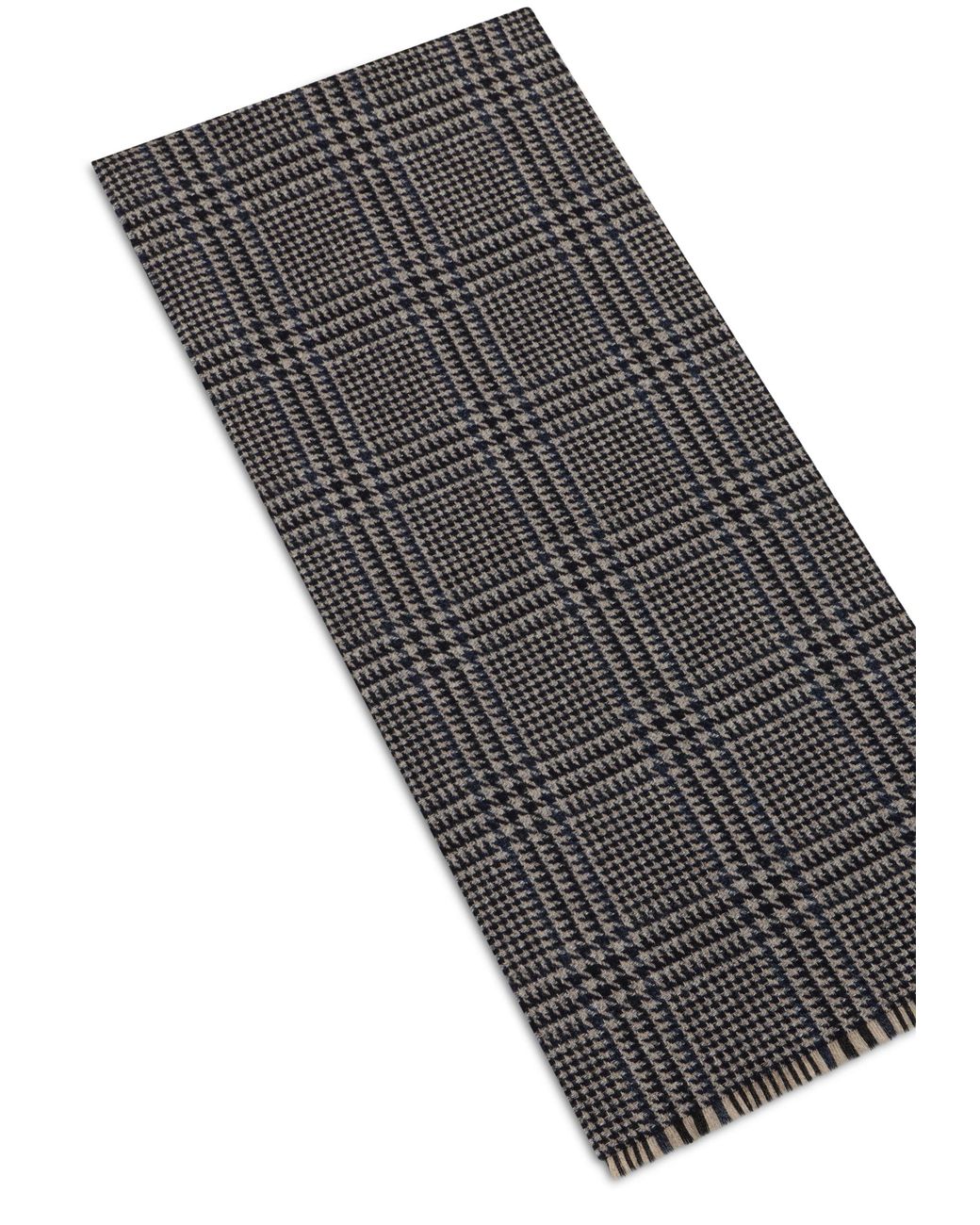 Sciarpa pied-de-poule di Slowear in Gray da Uomo
