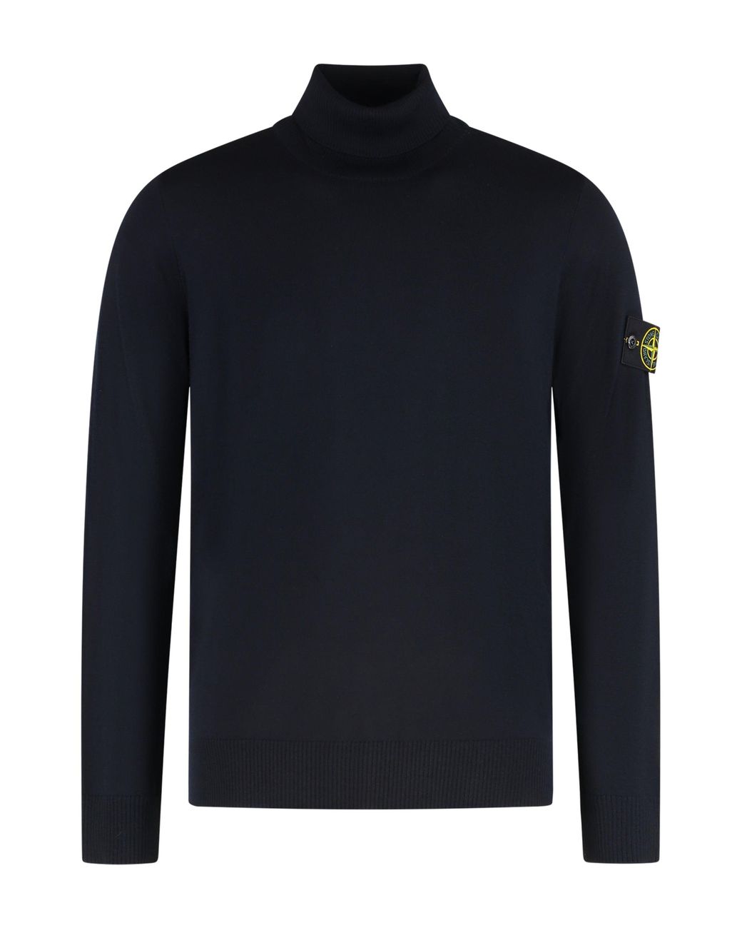 Stone Island Blue Sweater With Turtleneck for men