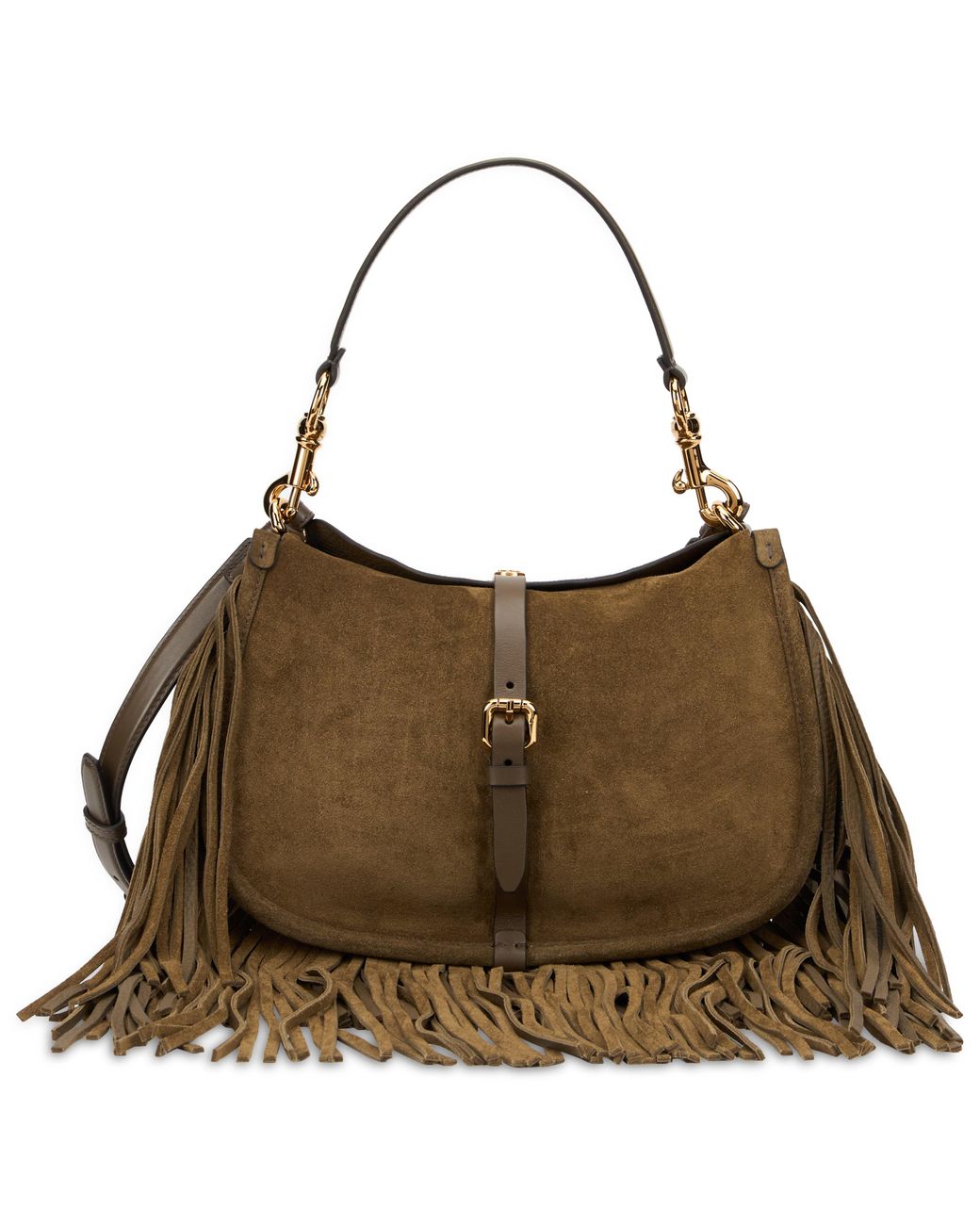 Etro Brown Fringe Shoulder Bag