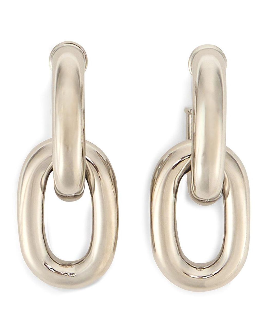 Rabanne Natural Double Xl Link Earrings