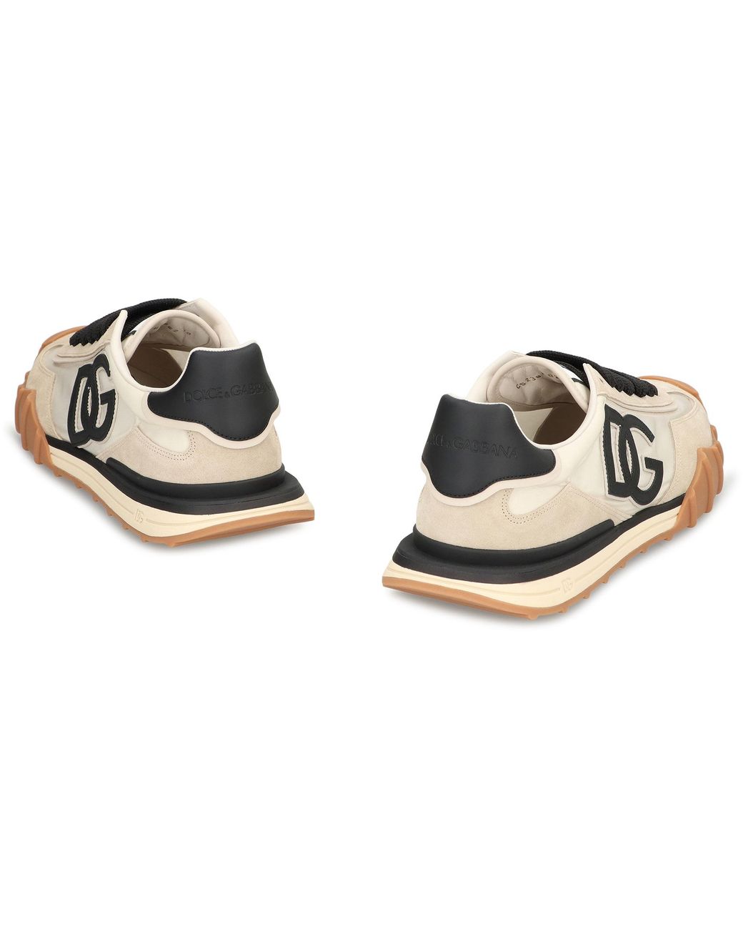 Dolce & Gabbana Multicolor Athletic Sneakers Fabric Polyamide Trainers for men