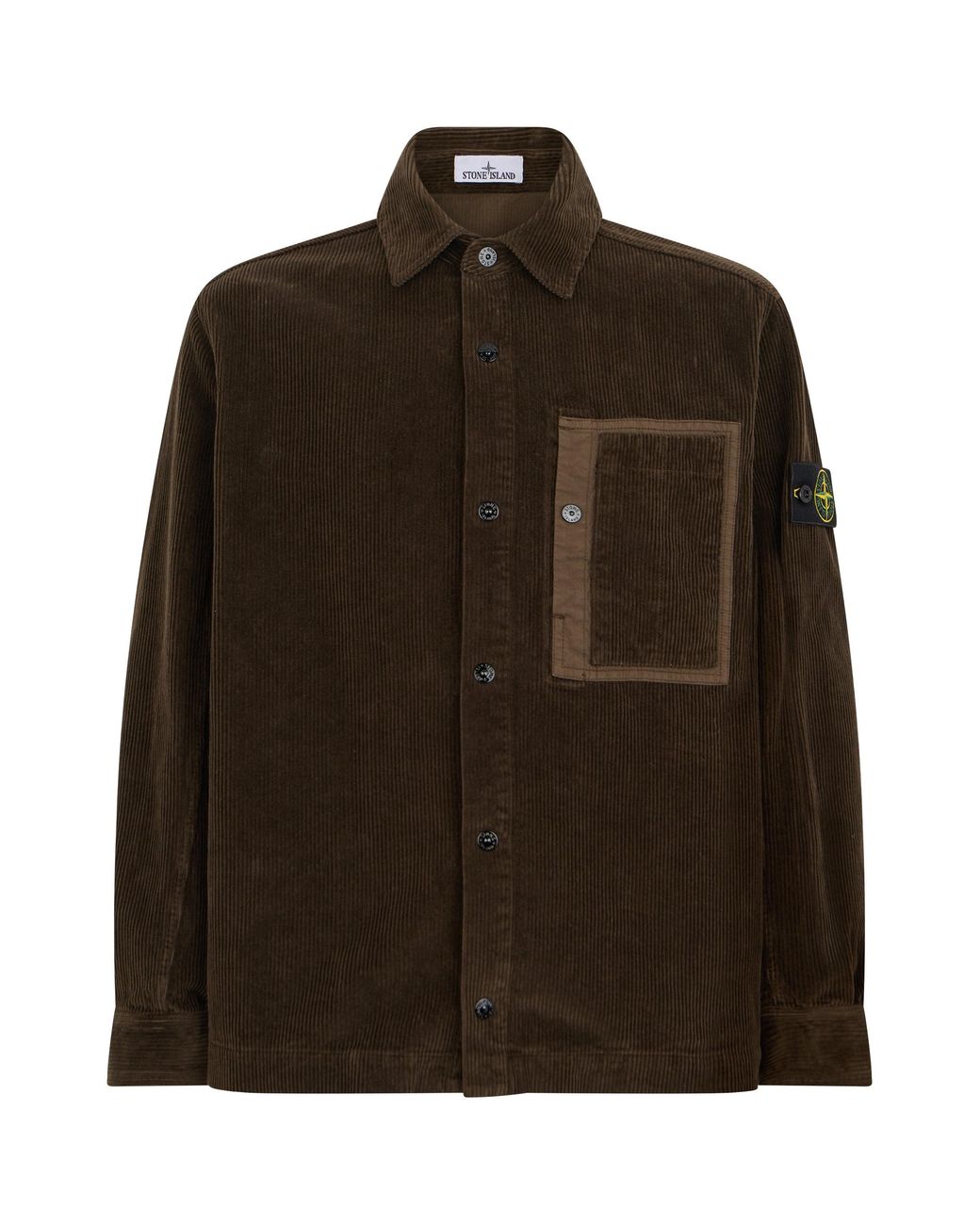 Stone Island Brown Long Sleeve Shirt for men