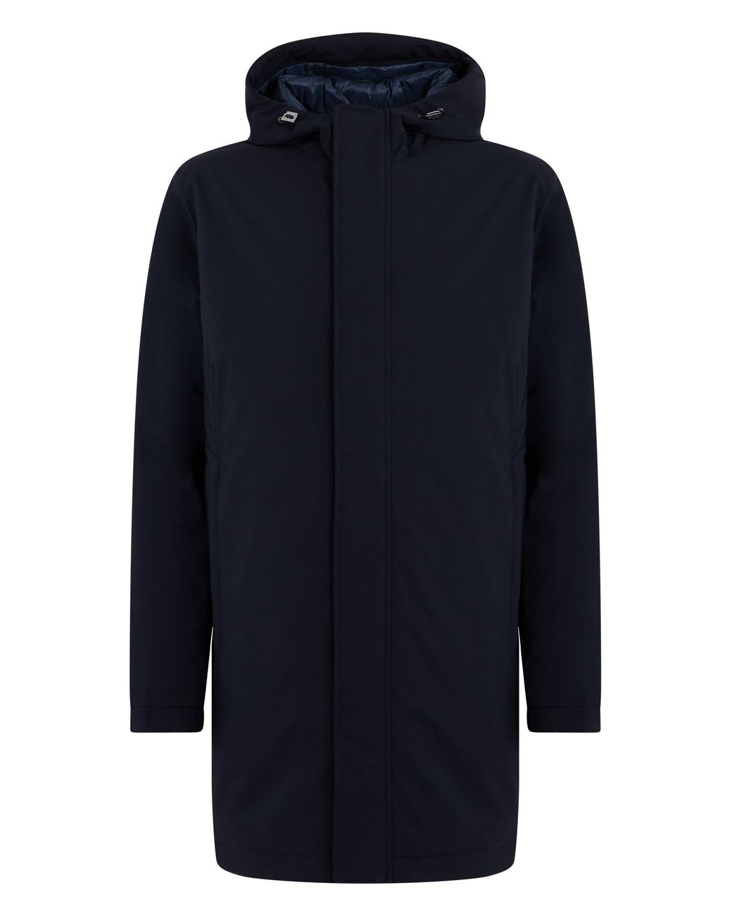Herno Blue Parka With Hood for men