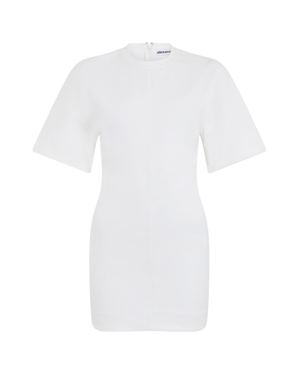Alexander Wang White Short Dress Cotton Blend