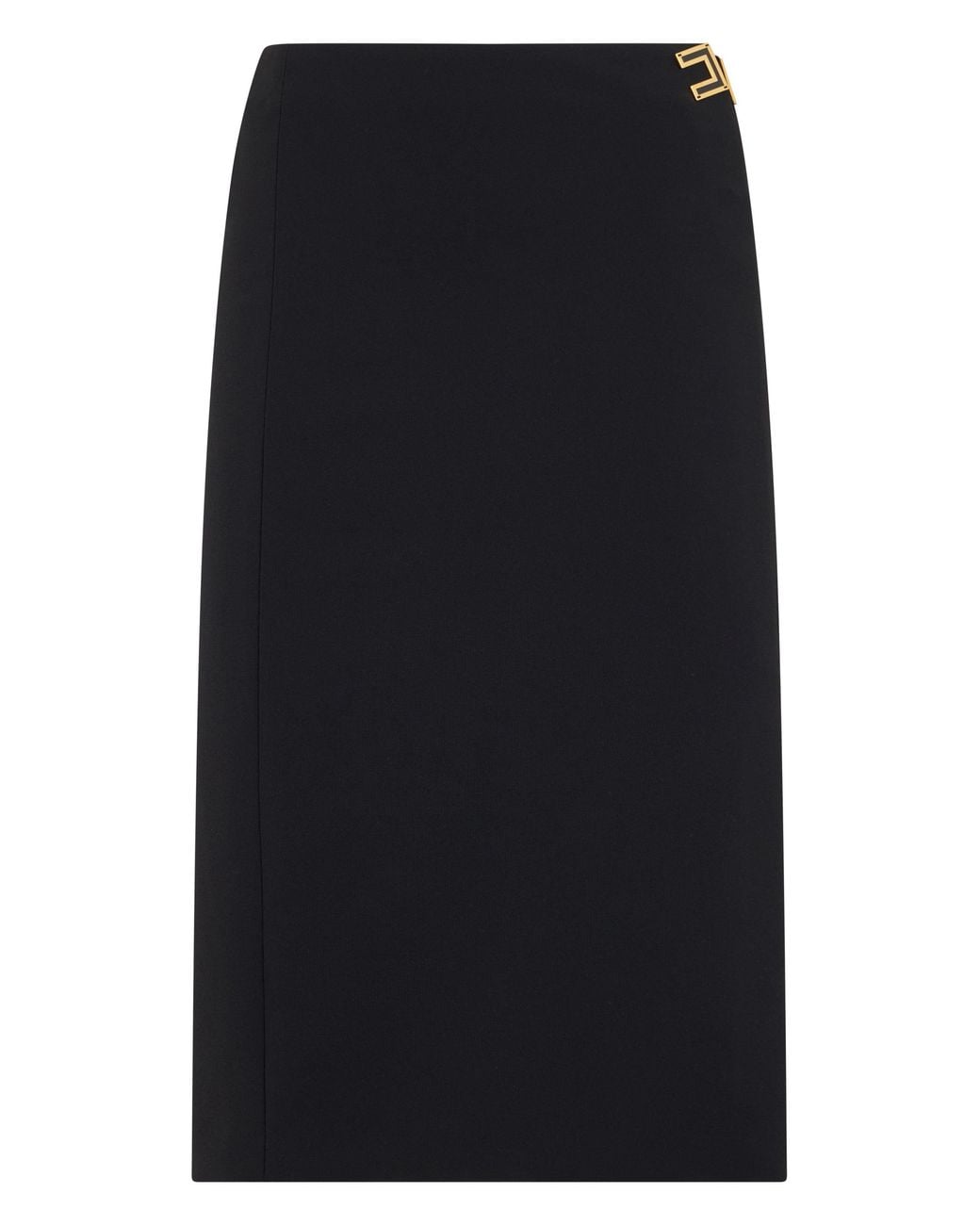Elisabetta Franchi Blue Midi Skirt Polyester