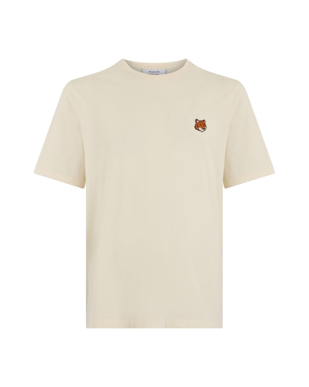 Maison Kitsuné White Cotton T-Shirt T-Shirts for men