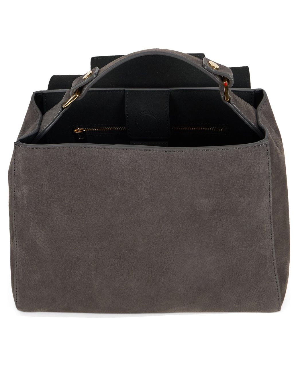 Orciani Black Handbag Sveva Nabucco Small