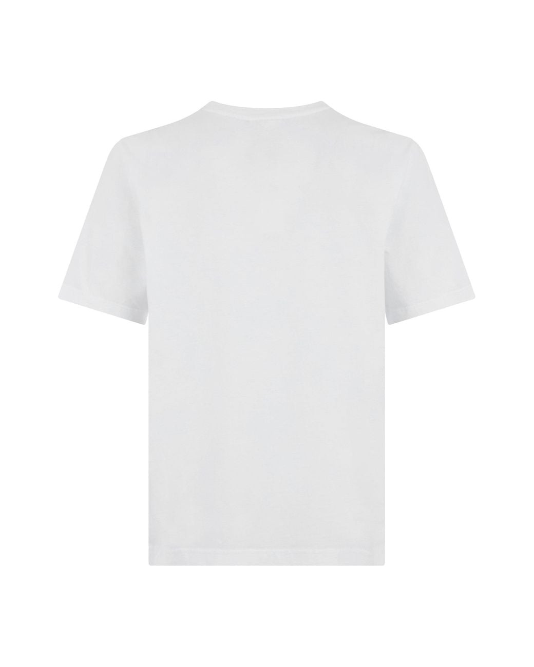 Maison Kitsuné White T-Shirt Cotton T-Shirts for men