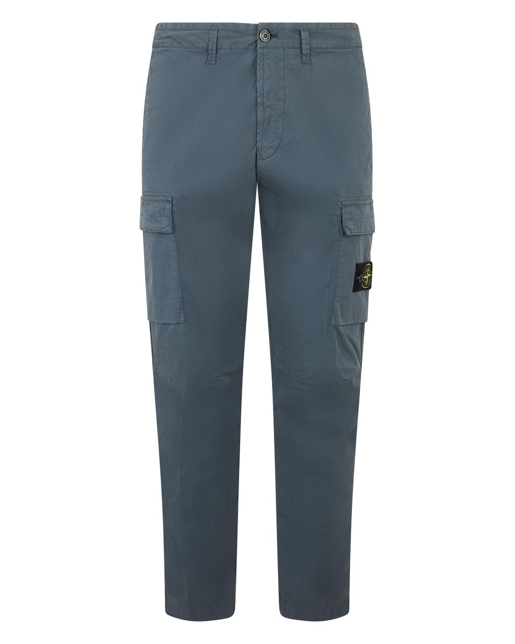 Stone Island Blue Pants With Pockets for men