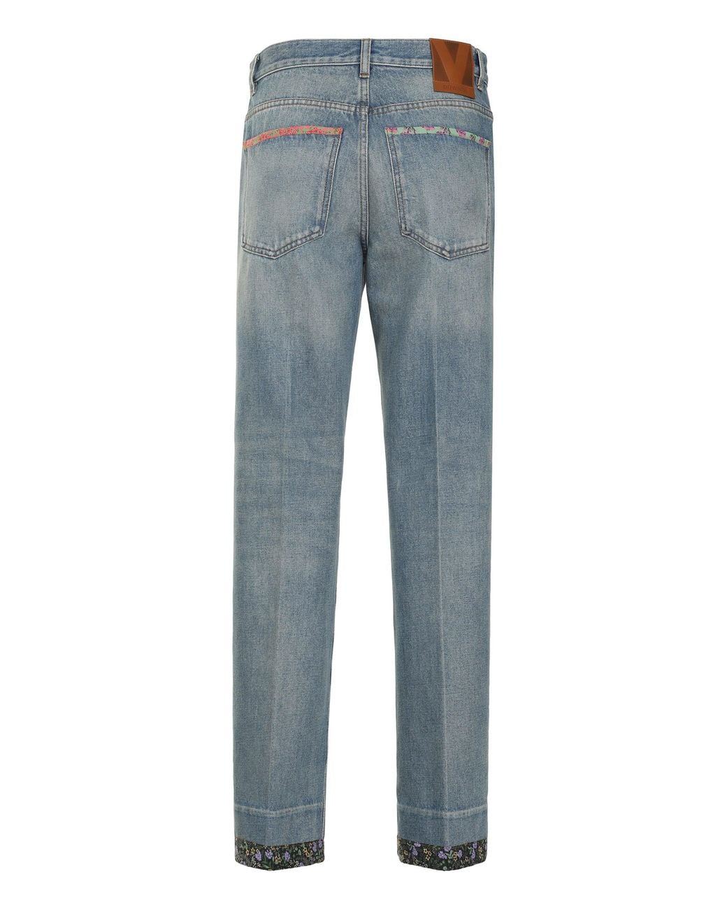 Valentino Garavani Blue High-Rise Flared Jeans