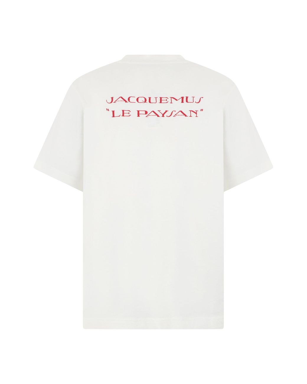 Jacquemus White Crew Neck T-Shirt for men