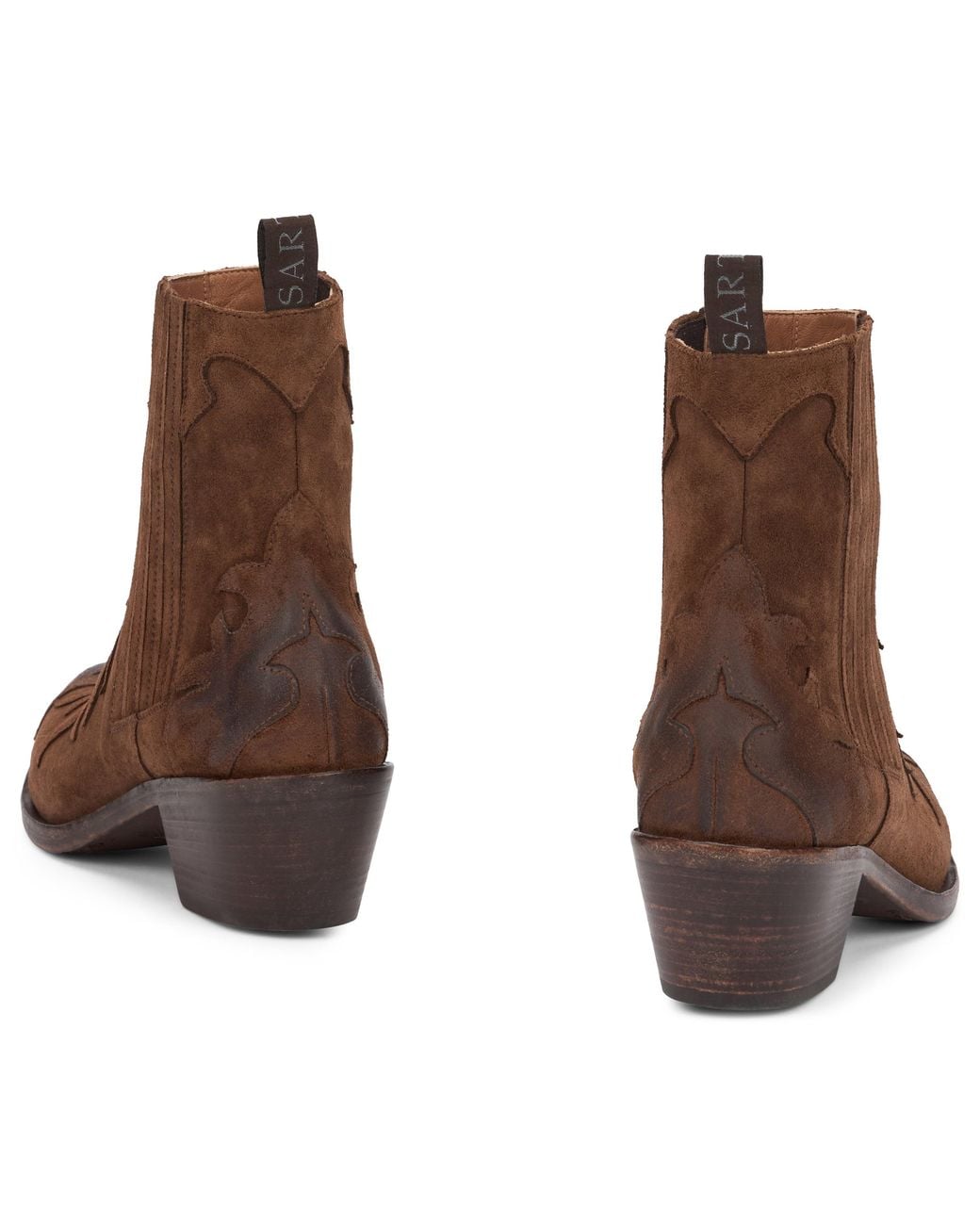 Sartore Cowboy Boots in Brown | Lyst UK