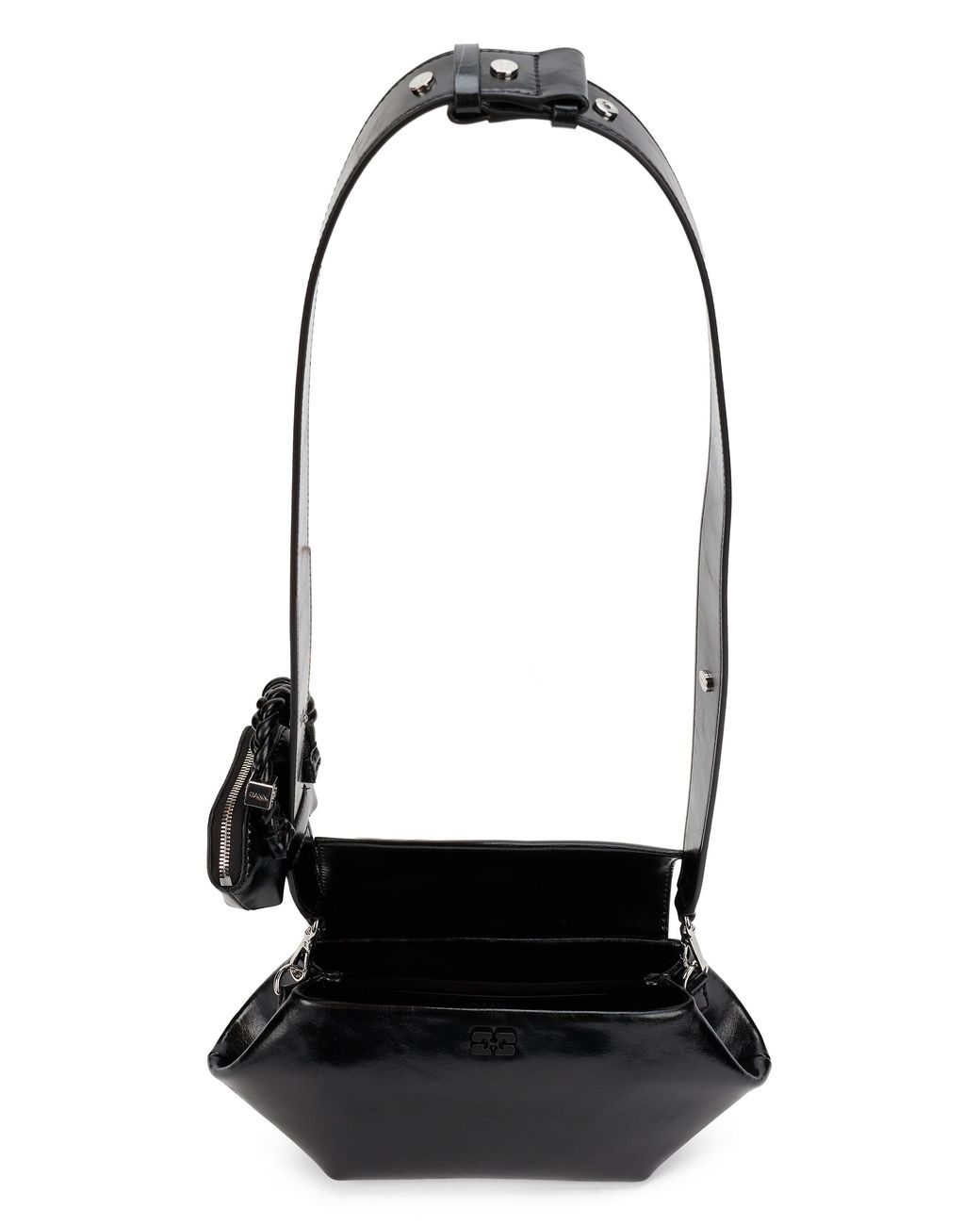 Ganni Black Shoulder Bag