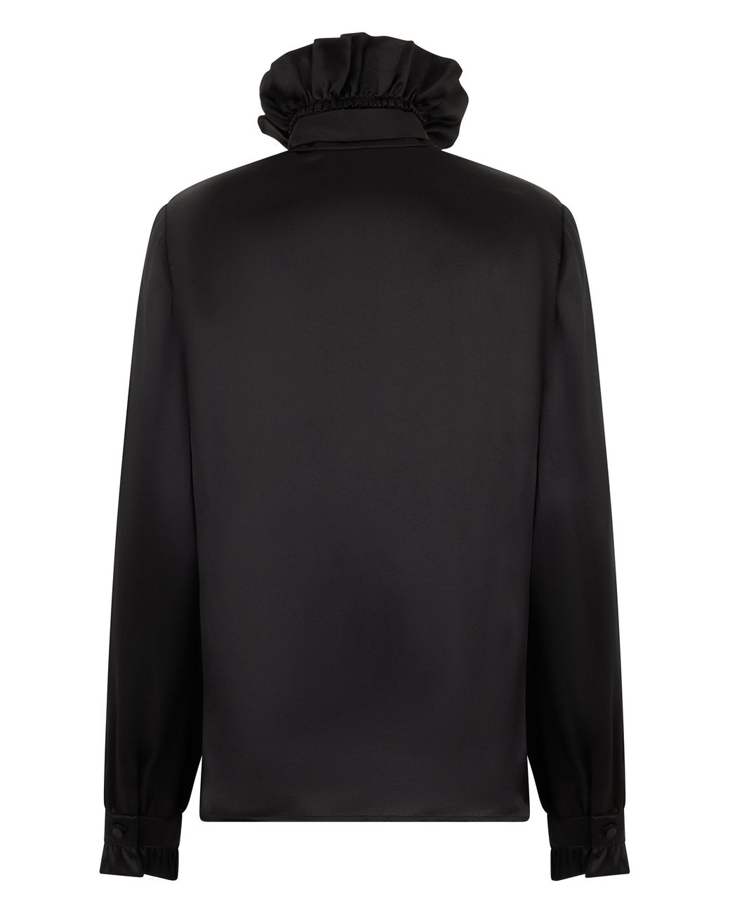 Gucci Black Silk Blouse With Bow