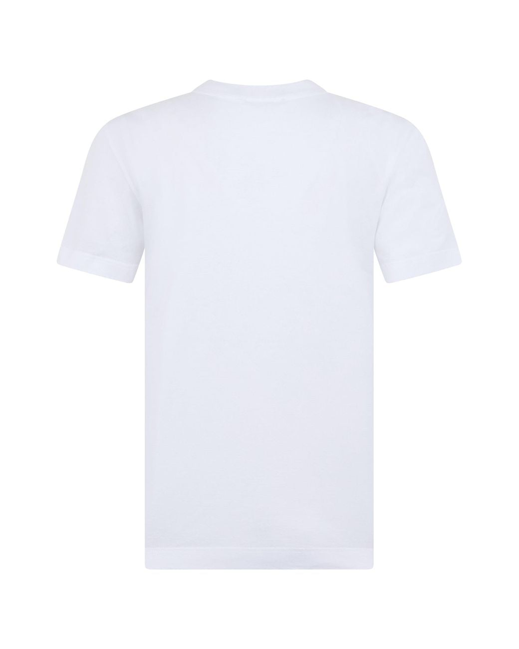 Dolce & Gabbana White Cotton T-Shirt With Short Sleeves