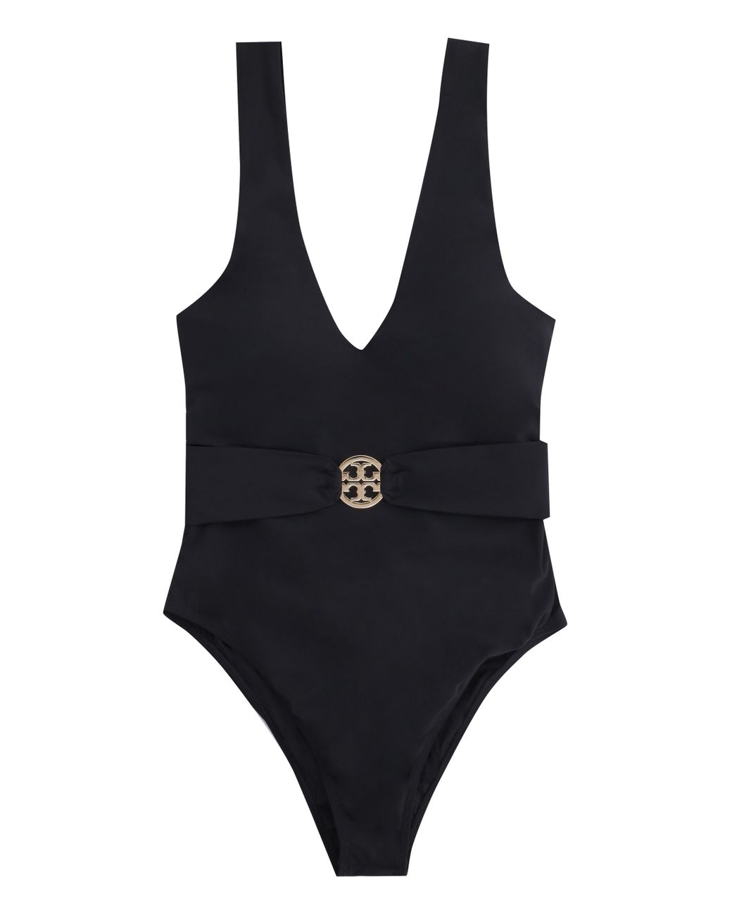Tory Burch Synthetic One-piece Swimsuit in Black - Lyst