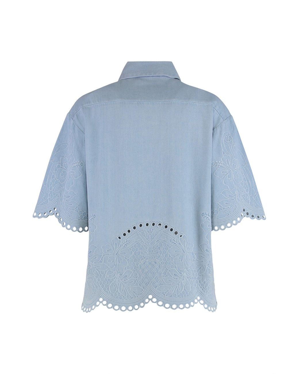 Zimmermann Blue Denim Shirt Daylight