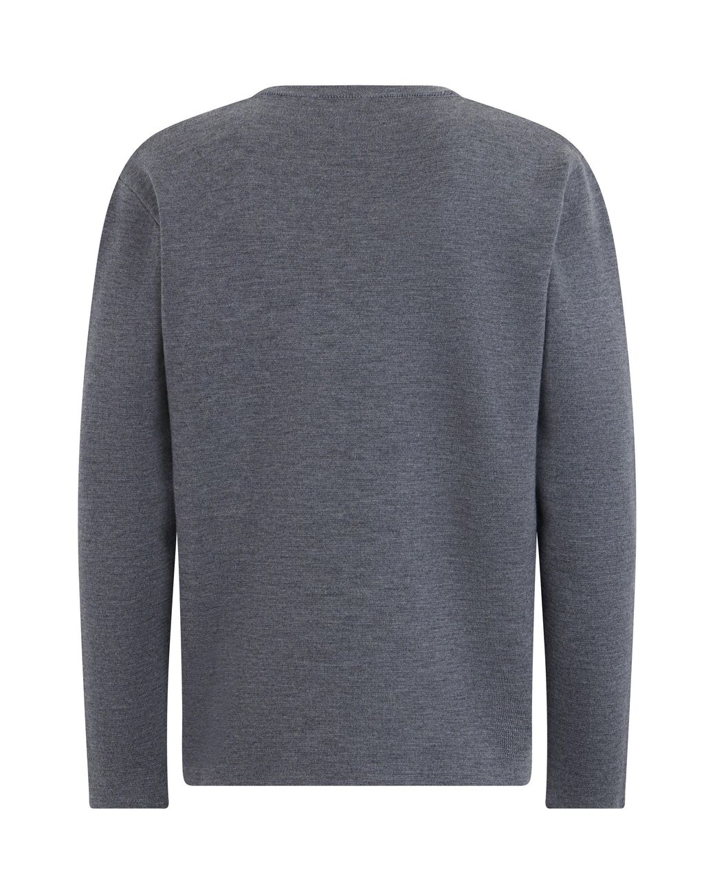 Slowear Gray Crewneck Sweater for men