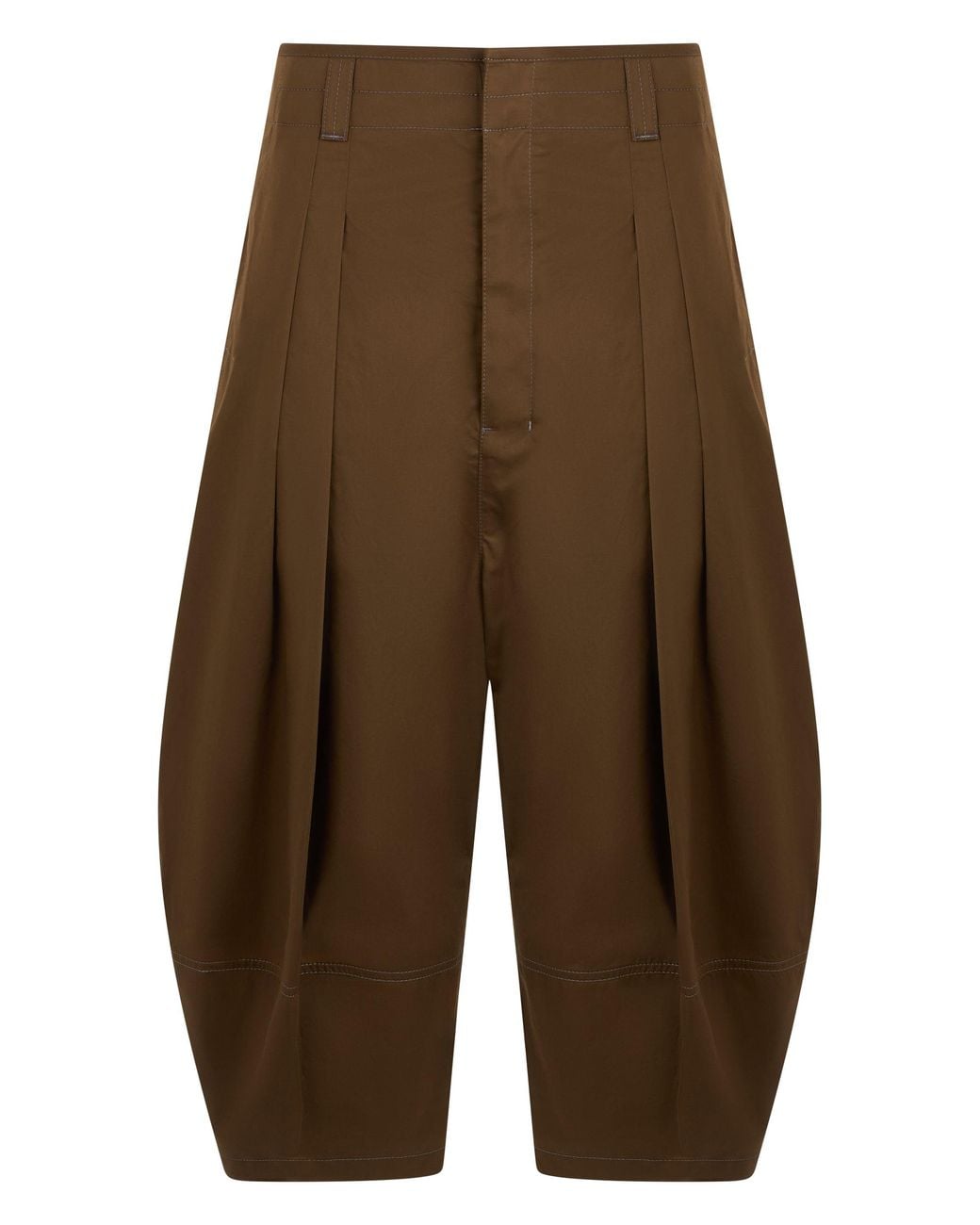 Lemaire Brown High Waist Balloon Pants