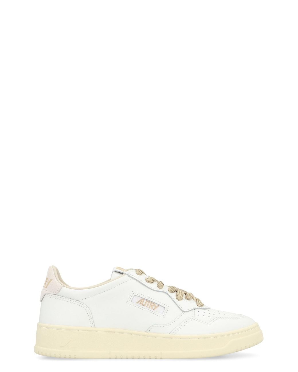 Autry Multicolor Low-Top Leather Sneakers Medalist Cow Hide Trainers