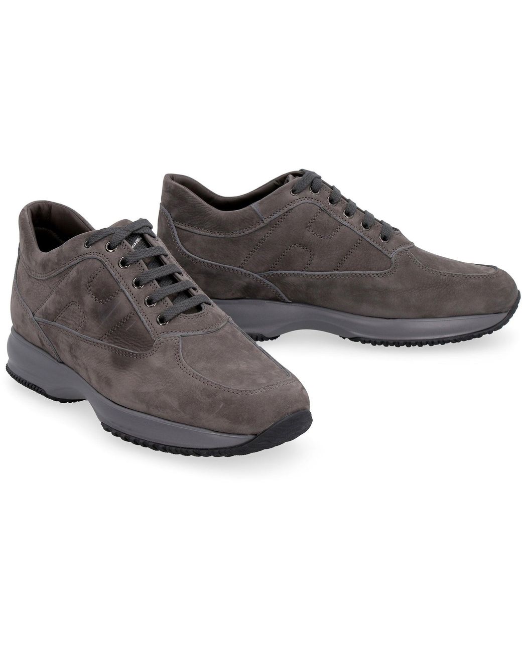 Hogan Brown Premium Leather Sneakers for men