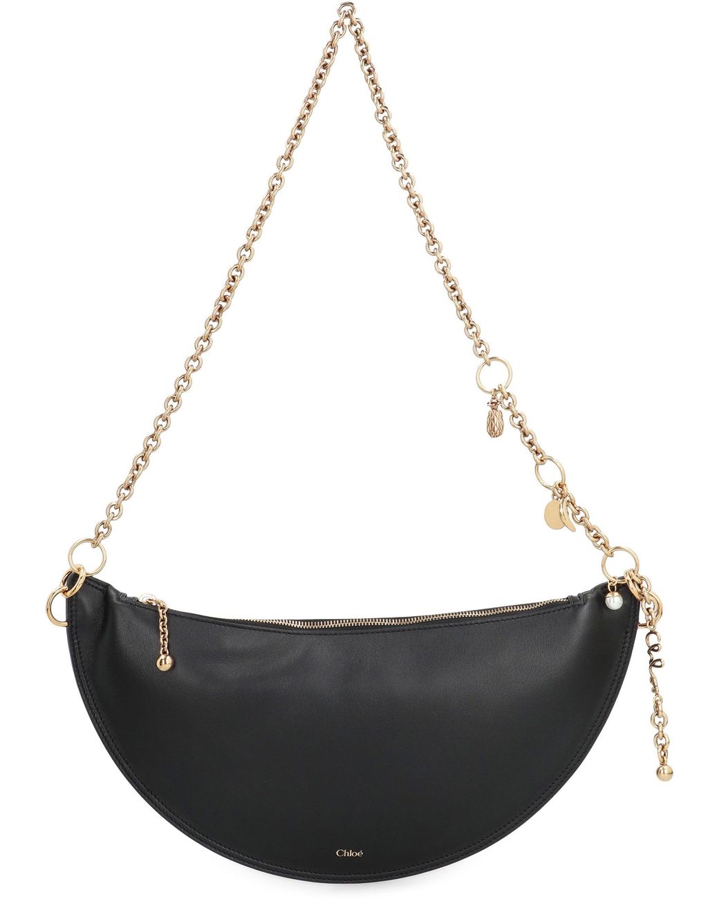 Chloé Black Icons Leather Shoulder Bag
