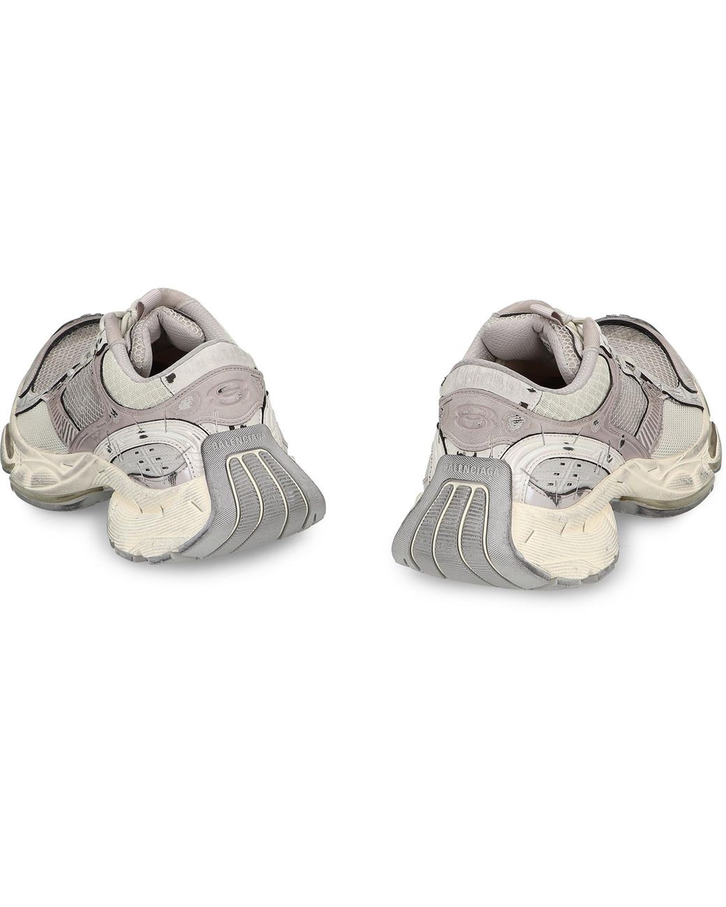 Balenciaga Gray Stapler Low-Top Sneakers for men
