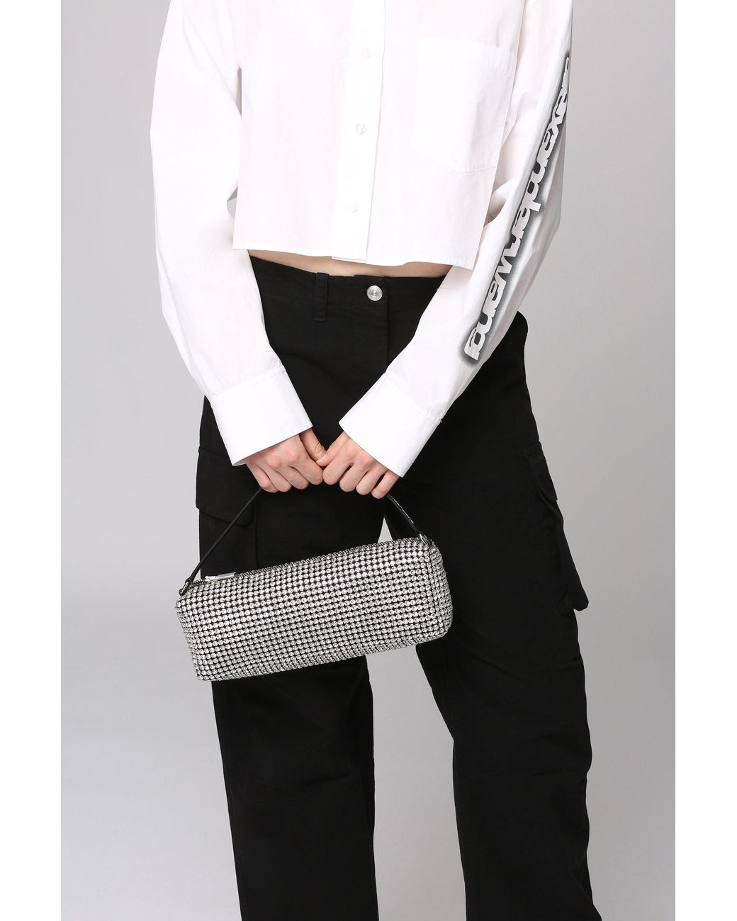 Borsa Dell'Erede Rettangolare Di di Alexander Wang in Gray