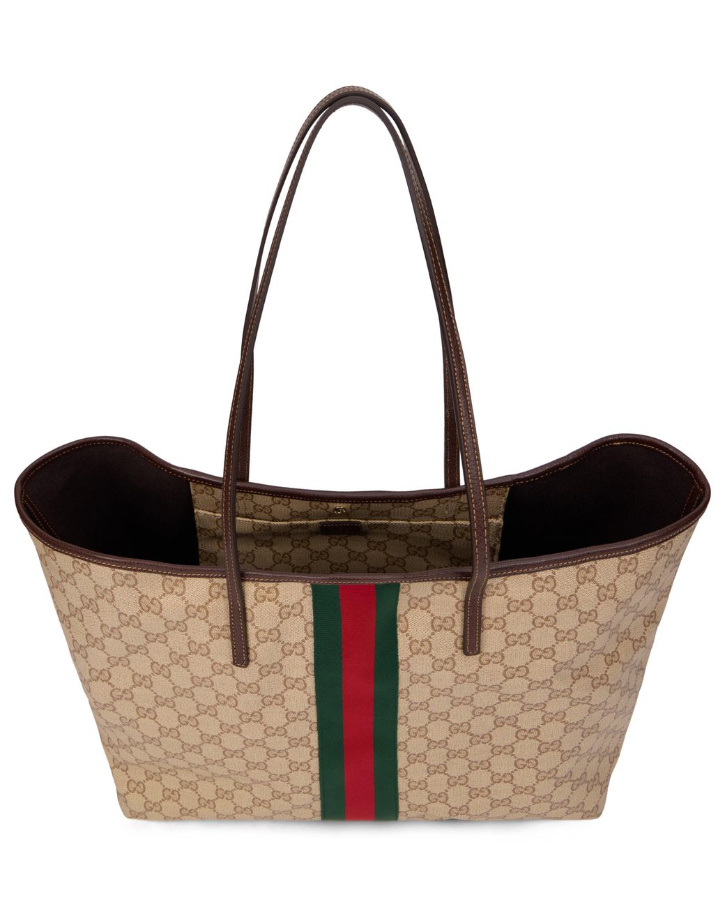 Gucci Brown Tote Bag Tribeca With Monogram