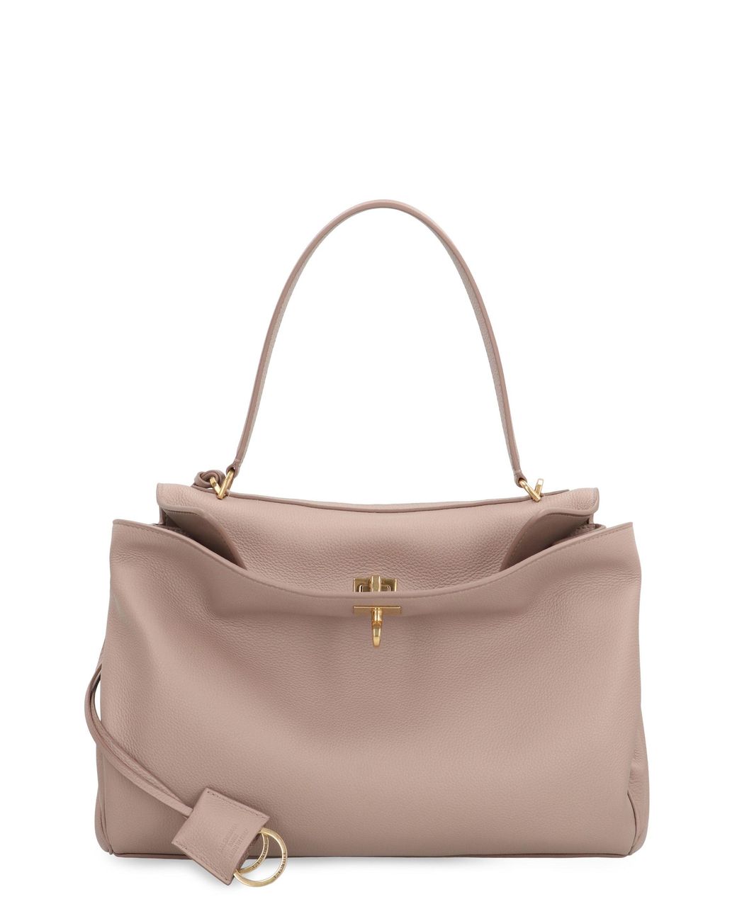 Balenciaga Pink Rodeo Media Leather Bag