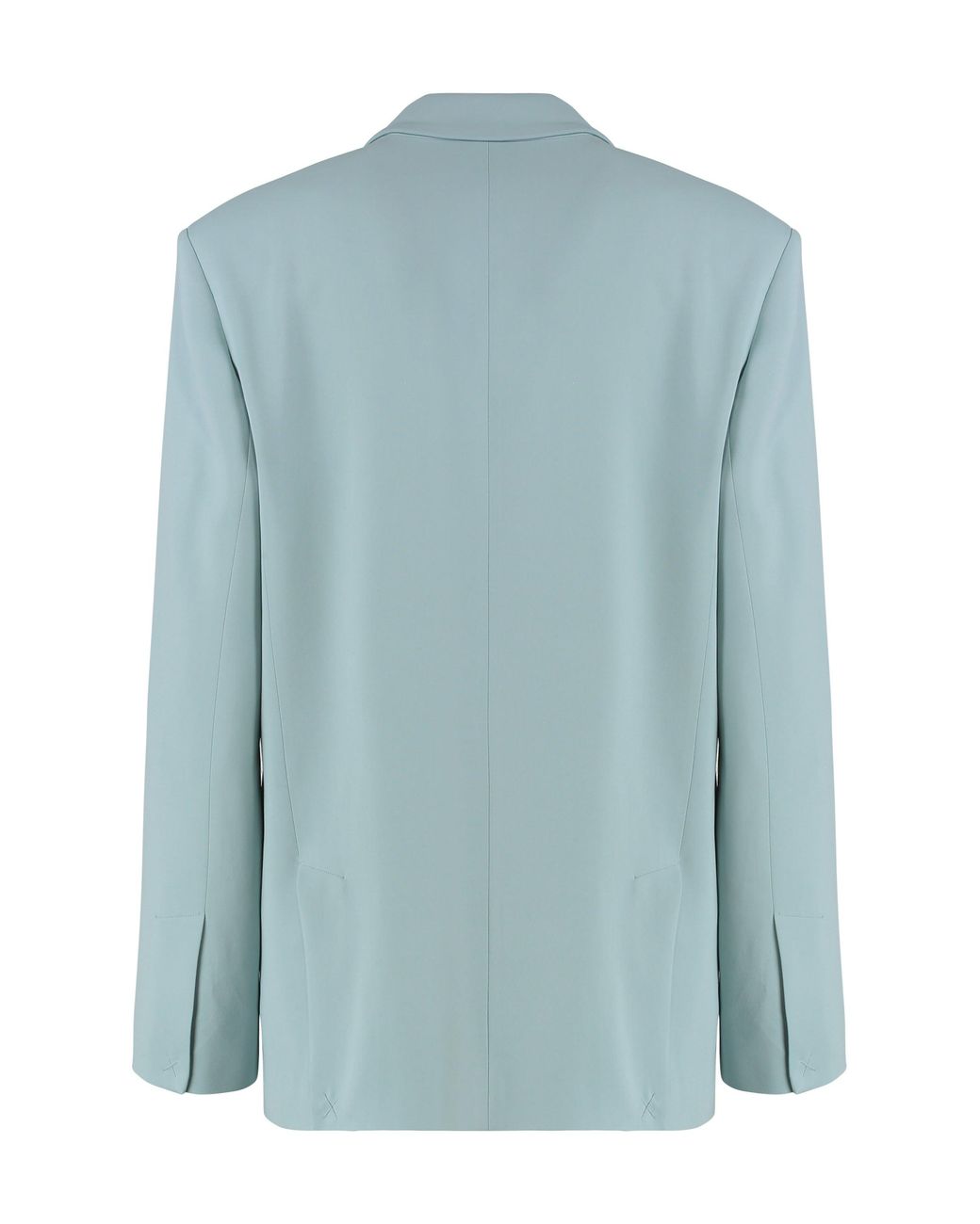 Pinko Blue Single-Breasted One Button Jacket Polyester Blazers