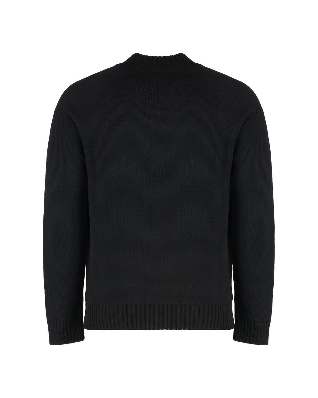 Slowear Black Sweater With Crew Neck for men