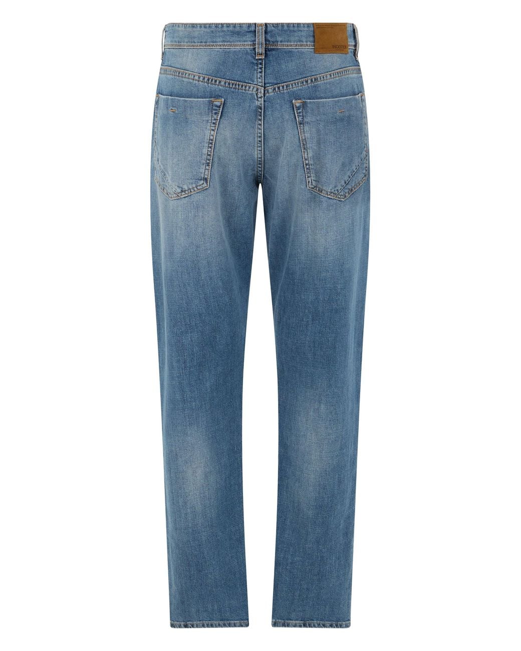 Slowear Blue Regular Fit Jeans With Five Pockets for men