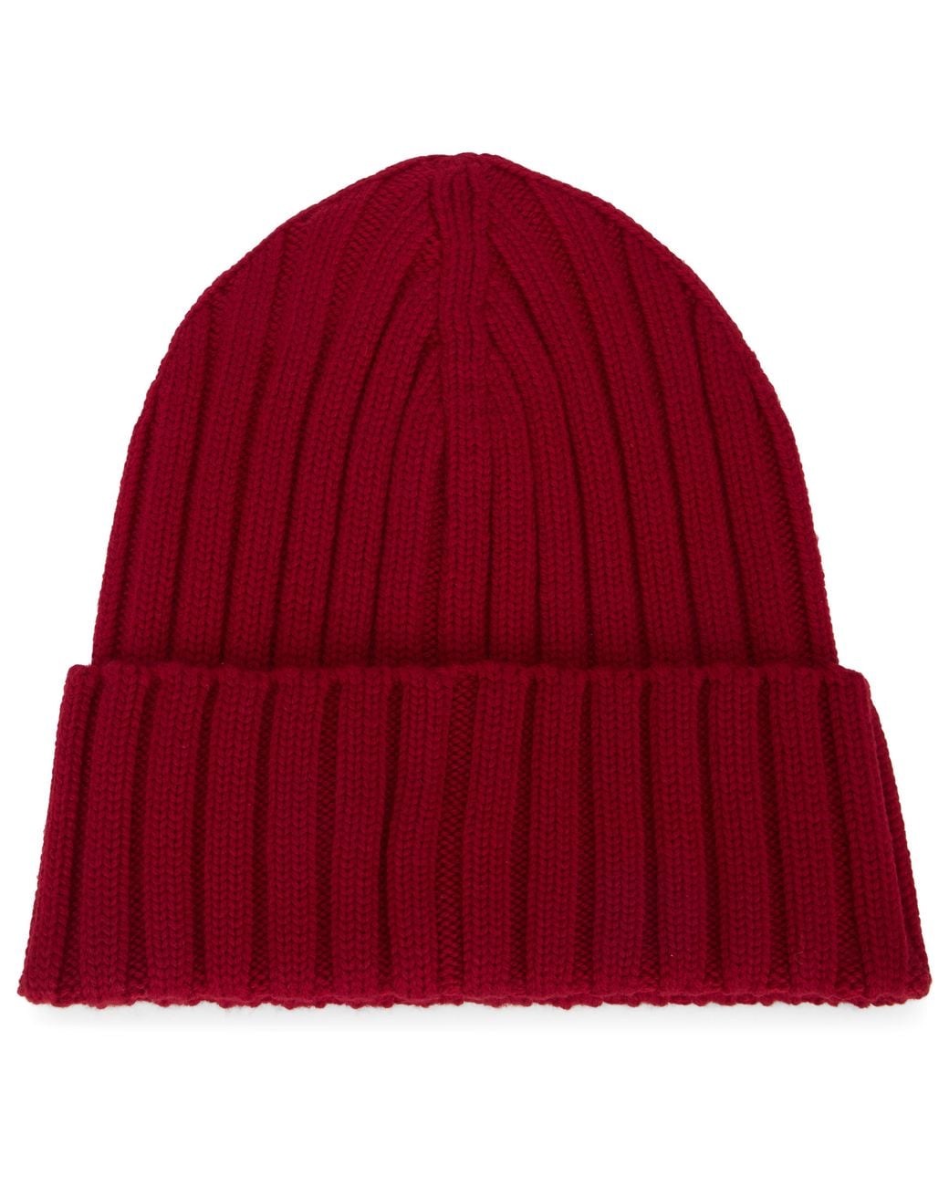 Moncler Red Wool Beret Virgin Hat