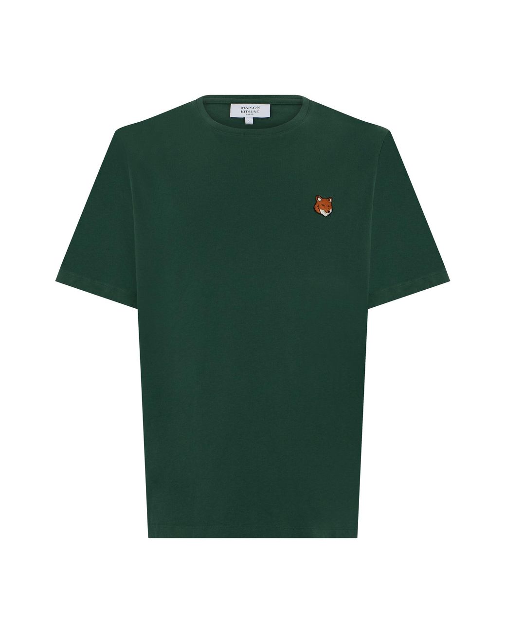 Maison Kitsuné Green T-Shirt Cotton T-Shirts for men