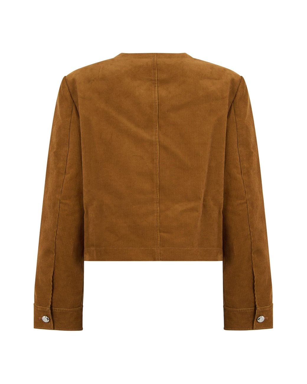 Tory Burch Brown Velvet Cotton Jacket
