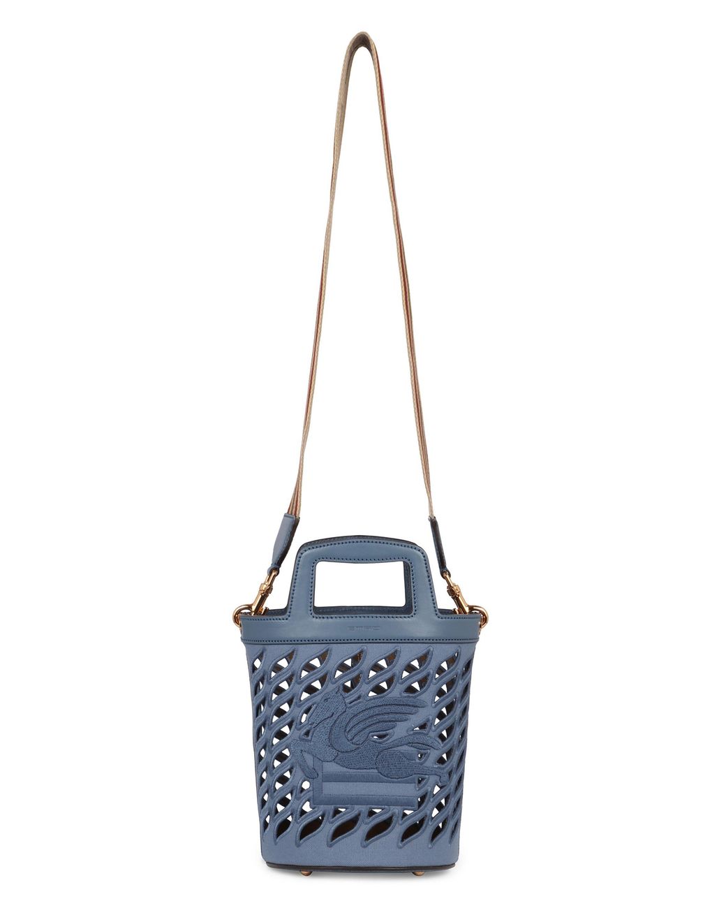 Etro Blue Coffa Bucket Bag