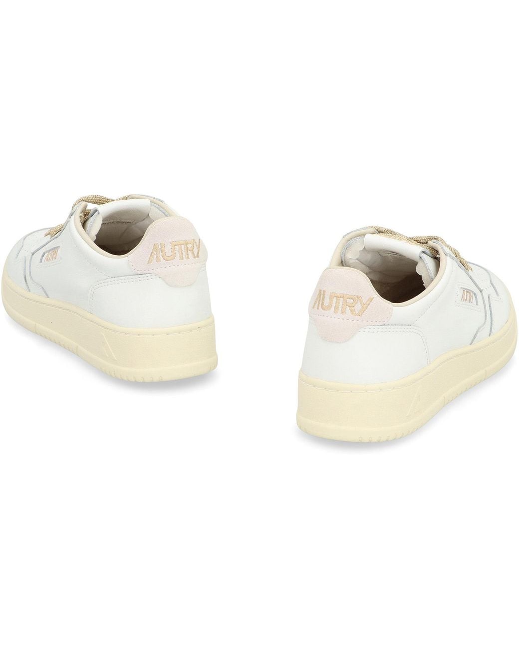 Autry Multicolor Low-Top Leather Sneakers Medalist Cow Hide Trainers