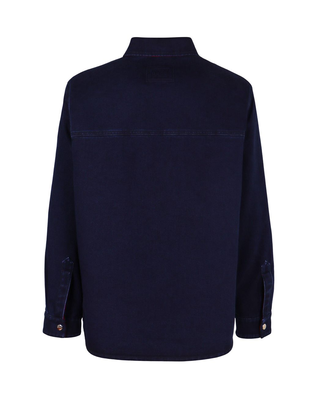 Gucci Blue Reversible Denim And Flannel Shirt for men